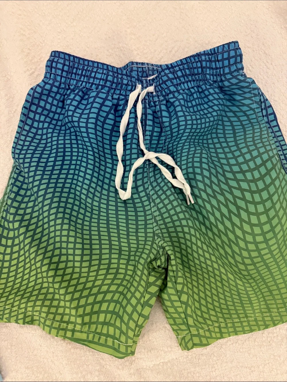 4 pack! Kids Pineapple & Palm Print Swim Shorts - Pink, Blue, Green